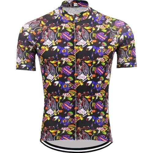 Classical Cycling jersey Maillot Ciclismo Hombre Breathable Bike clothing Men Short sleeve Mtb Bicycle Jersey