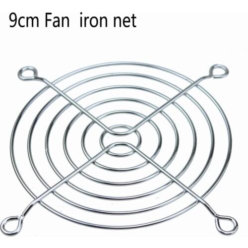 5 pcs Gdstime 9cm Fan Iron Net 90*90mm 3.5 inches Stainless Steel Metal Fan Grill Net 90mm Fan Protector 92mm