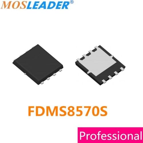 Mosleader FDMS8570S DFN5X6 100PCS QFN8 FDMS8570 25V 60A N-Channel High quality