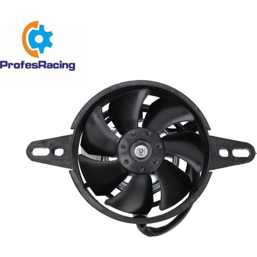 Motorcycle Cooling fan Oil Cooler Electric Radiator Engine Radiator Fit for 150cc 200cc 250cc ATV Quad Go Kart Buggy Motocross