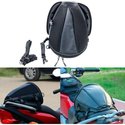 Motorcycle Tail Bag Motorbike Seat Back Bag Saddle Bag Rear Seat Package custom made Moto Motorbike Travel Saddle Tail Handbag