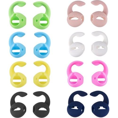 Vococal 8 Pairs Eartips Soft Anti-slip Earphones Ear Hooks Covers for Apple AirPods 1 2 Headphones Earbuds Accessories