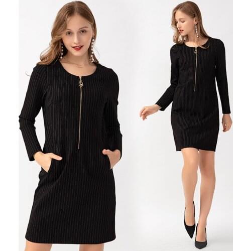 2021 Autumn and Winter New Womens Temperament Is Thin Plus Size Blouse Plus Fertilizer To Increase All-Match Dress