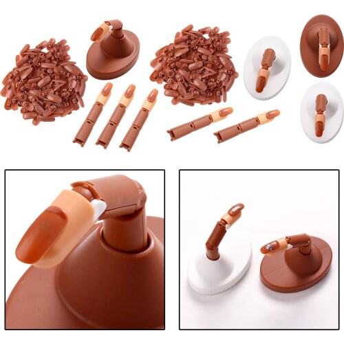 Upgrade Flexible Practice Hand Fake Mannequin Model Bendable Fake Hands DIY Print for Acrylic Nails ,Nail Technician Beginner