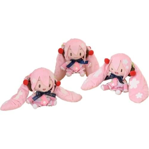 Pre-Sale VOCALOID Hatsune Preciality Series Sakura Hatsune MP Plush Doll Anime Plush Soft Pillow Plush Doll Stuffed Toy Gifts