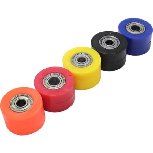 Drive Chain 8/10mm Pulley Roller Slider Tensioner Wheel Guide For CRF YZF EXC RMZ KLX Enduro Dirt Street Bike Motorcycle