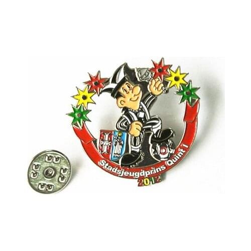 Promotional Custom Enamel Metal Lapel Pin Badge, Magnetic Back, cut out shaped lapel pins, Custom metal nickel lapel pin