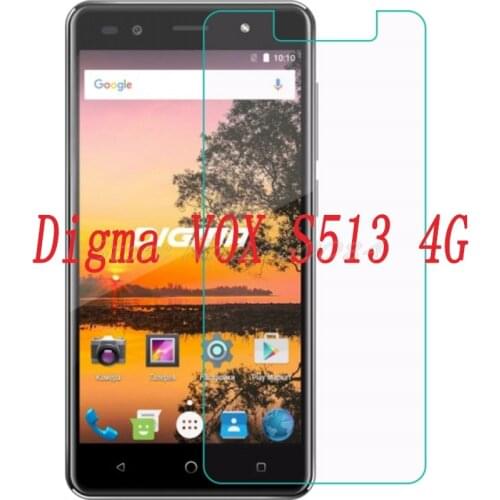Smartphone Tempered Glass for Digma VOX S513 4G Explosion-proof Protective Film Screen Protector cover phone