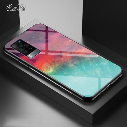 For Vivo X60 pro Cover XUANYAO Mirror Glass Case For Vivo X9 X23 X27 X50E Case Cover Silicone Case For Vivo X20 plus X30 X50 pro