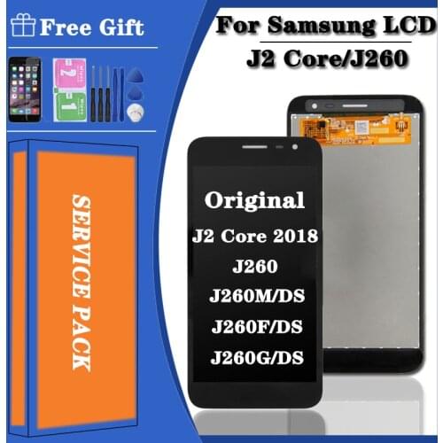 Super Amoled for Samsung Galaxy J2 Core J260 LCD Display Screen Touch Screen Digitizer Assembly Replace For samsung J260 lcd