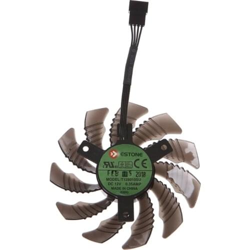 1 Set 12V Graphics Card 4Pin Cooling Fan For Gigabyte GTX1050 1060 1070 1080 N960 N970 High Quality New