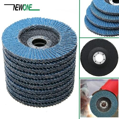 10pcs) 4-1/2" X 7/8" Premium Zirconia Flap Disc Grinding Wheel Sand Paper Grit #40/60/80/120