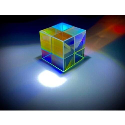 100MM Large Color Prism Six-sided Bright 50mm Cube Creative Photography Photo Optical Experiment