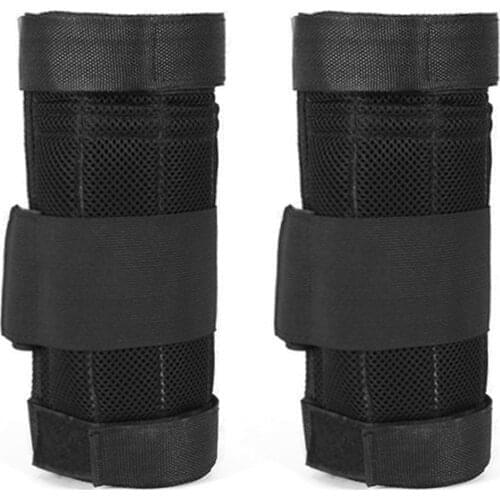 2 Packs Max Loading 16kg Adjustable Ankle Weighted Exercise Leg Weighted Workout Weight Loading Wraps Strength Training (Empty)