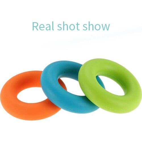 3Pcs Silica Gel Hand Grip Ring Men Women Gym Fitness Finger Heavy Exerciser Ball Strength Muscle Recovery Gripper Trainer