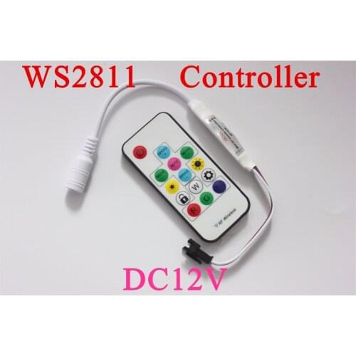 SP103E Wireless RF Digital Full Color RGB LED strip Controller 14 key DC 12V for WS2812B WS2811 led STRIP Christmas wholesale