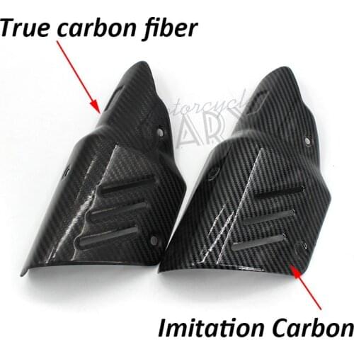 Replace Exclusive Escape Moto Modified Motorcycle Exhaust Pipe Cover Carbon fiber lid For Akrapoviccc R6 AK X ADV-750 MT09 Bike
