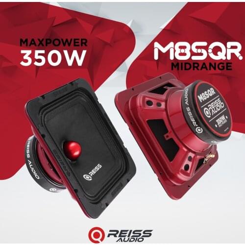 20CM MIDRANGE 125RMS 350W ONE PIECE IN THE BOX RS-M8SQR