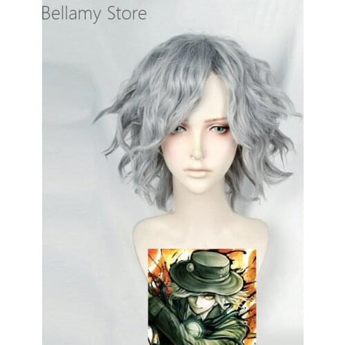 Fate Grand Order Monte Cristo Edmond Dantes Cosplay hair wigs+Wig cap