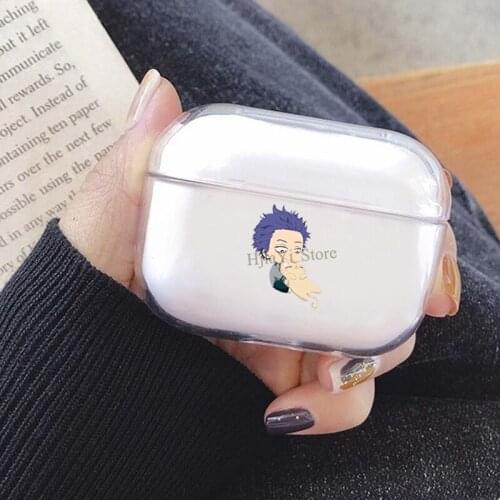 Hitoshi Shinso BNHA Anime Chibi TPU Cover Case For AirPods Pro Case Bluetooth Case For Airpod 3 Earphone Accessories Skin