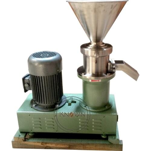 Colloid mill sesame chili paste emulsifying and grinding machine stainless steel Peanut butter colloid mill