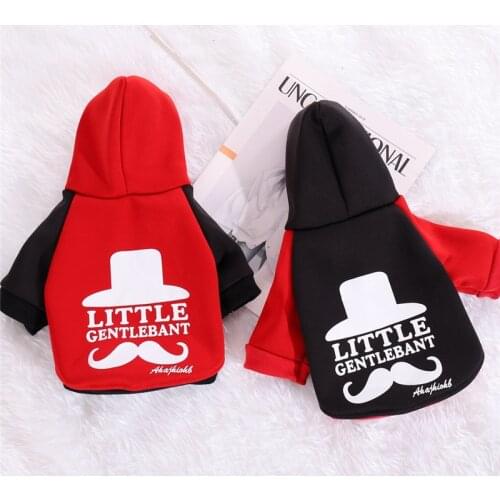 Fashion Print Pet Clothes for Small Dogs Spring Autumn Puppy Cat Dog Hooded Coat Chihuahua Sweatshirt Mascotas Costume Clothing