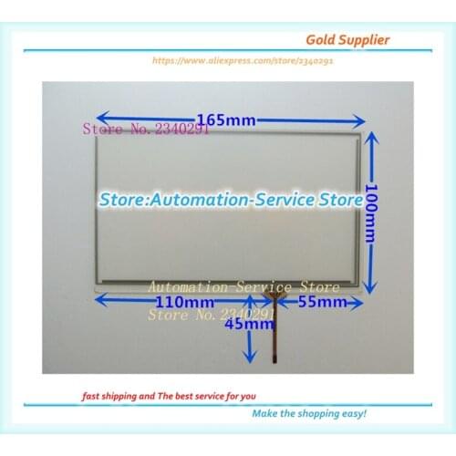 New 7 Inch Touch Screen For Navigation Screen Video Interphone Industrial Touch Panel 165*100 Fine Wire