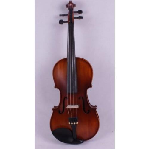 One 4 -String 4/4 New Electric Acoustic Violin dark green color #1-2502# ican make any color
