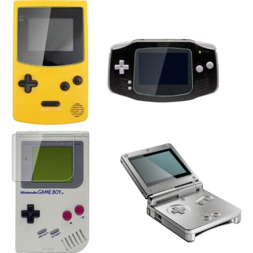 Plastic Clear For GBP Screen Lens Cover Protector For GB GBA GBC GBA SP Protective Film B85B