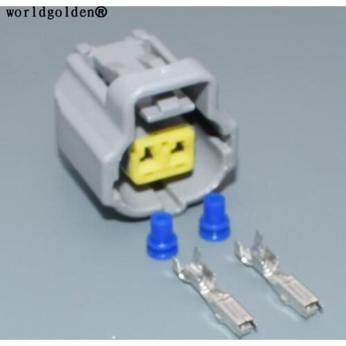 Worldgolden 2 pin car engine coolant water temperature sensor plug connector for Toyota 178390-1 1JZ-2JZ-1UZ-3SGE