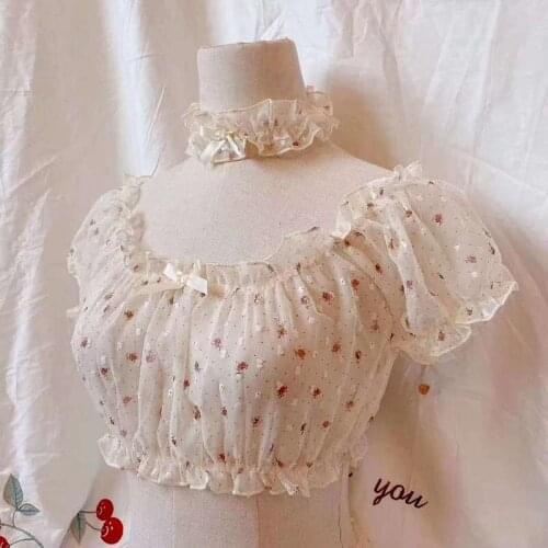 Sexy Mesh See Through Ruffle Bow Mesh Gauze Sheer Tops and Shorts Lingerie Set Woman Sexy Sleepwear Pajamas Set Home Clothes