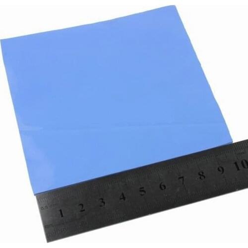 1 Pcs Gdstime 100mm x 100mm x 1mm Silicone Thermal Pad Heat Sink Conductive GPU CPU Laptop Cooling Soft Pad Blue 100x100x1mm