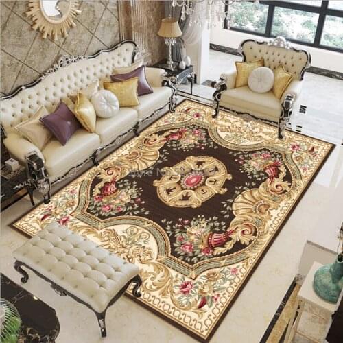 Modern Soft Persian Carpet For Living Room Non-slip Antifouling Carpet For Bedroom Parlor Factory