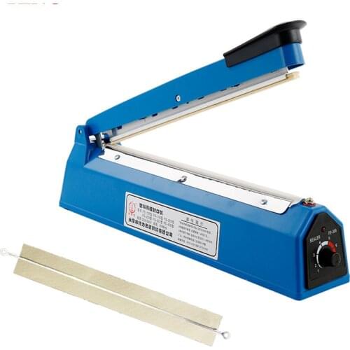 Impulse Sealer Heat Sealing Machine 200mm/300mm Kitchen Food Sealer Plastic Bag Packing Tools Send a heating wire
