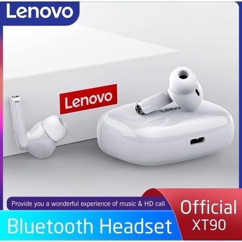 Lenovo XT90 Waterproof Earphone TWS True Wireless Head phones With Charging Case Bluetooth-compatible Ear buds Sport Headset