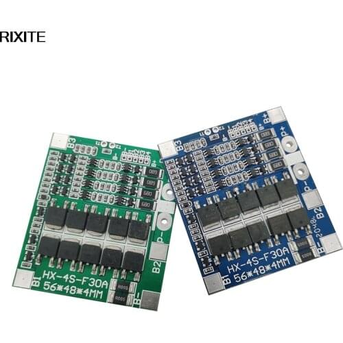 BMS 4S 30A 14.4V Balancer PCB 18650 Lipo Li-ion Lithium Battery Protection Board LiFePO4 4S BMS Balancing Charging Circuit PCM