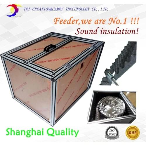 Soundproof enclosure for bowl feeder,enclosure box for feeder,500mm customiable