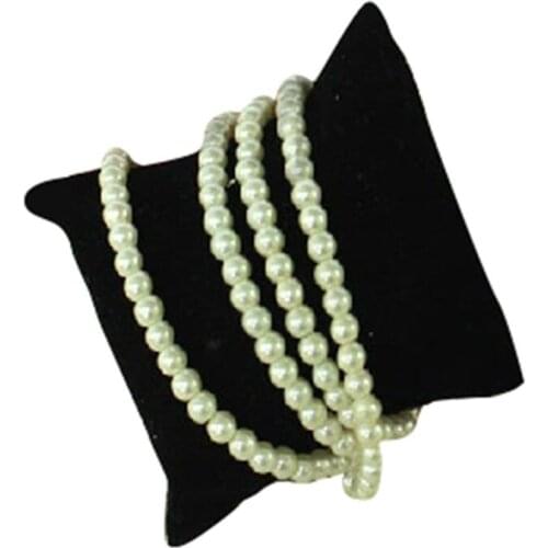 10Pcs/lot Elegant Velvet Pillow Cushion Bracelet Watch Jewelry Display Holder Showcase Chic Cushion Home Decoration