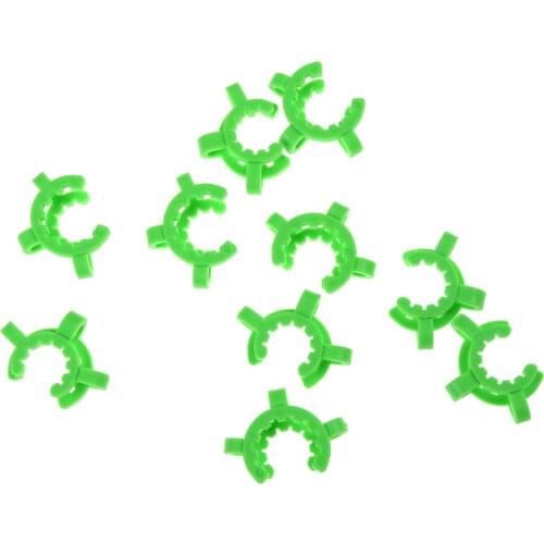 11mmx15mm Laboratory Plastic Clip,Lab Keck Clamp Use For Glass Ground Joint 10PCS