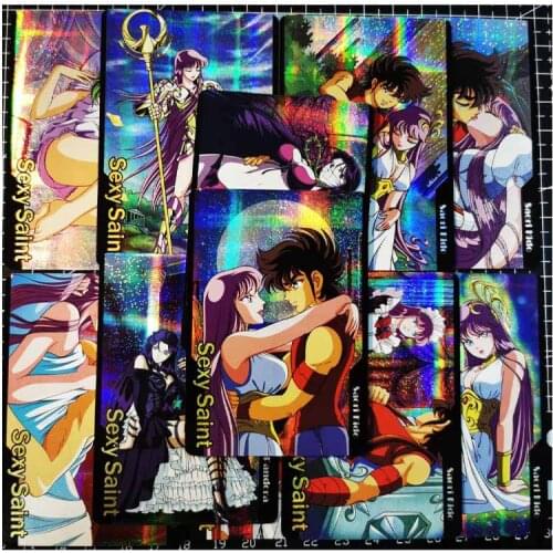 12pcs/set Saint Seiya Fun 2nd Toys Hobbies Hobby Collectibles Game Collection Anime Cards