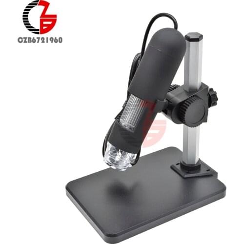 2MP USB 1000X 8 LED Digital Microscope Endoscope Magnifier Camera + Lift Stand