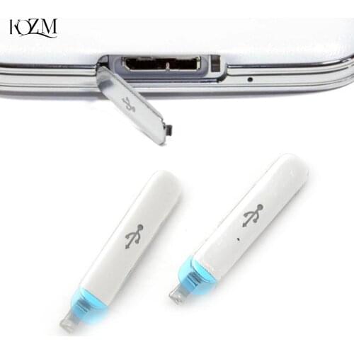 2pcs Original Charging Port Dust Plug USB Cover Door S5 SV G900 G9005 G900A G900T Housing Phone Parts
