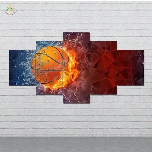 Abstract Fire Ball Modern Wall Art Pictures HD Printed Canvas Painting Modular Pictures HD Paints Home Decoration