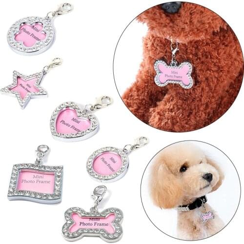 Dog Accessories Pet Anti-lost Card Adjustable Dog Handwritten Love Pendant Durable Belt Lightweight Dog Supplies Pet Products