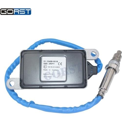 Car 24V Nitrogen Nox Oxygen Sensor 5WK96783B For Man Euro6 Trucks 51.15408-0018 51154080018