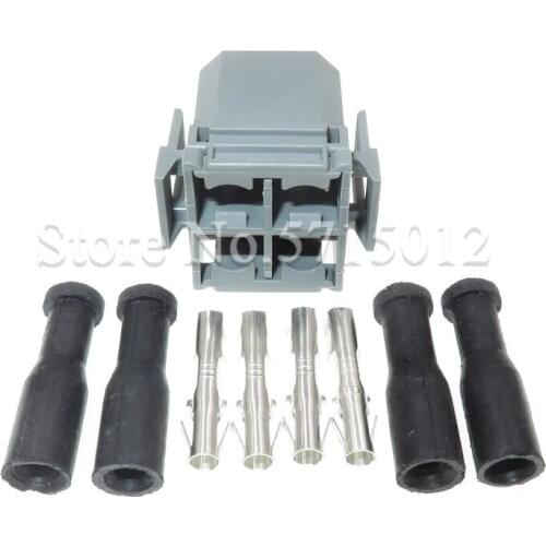 4 Hole Auto Odometer Sensor Plug Waterproof Female Connector For HOWO Trucks Cable Sockets