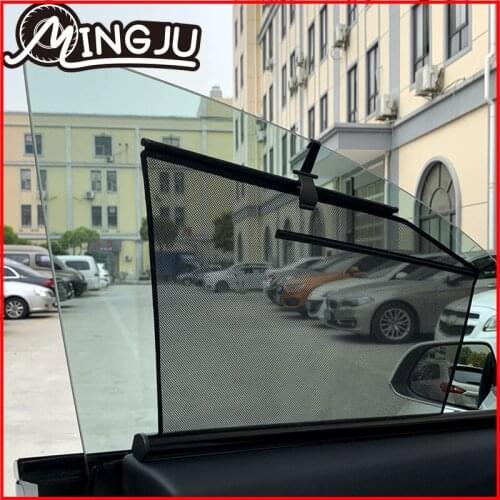Car Sun Shade for tesla model 3 Three Car Curtain Sunshade Side Window Mesh Sun Visor Summer Protection Window Film accessories