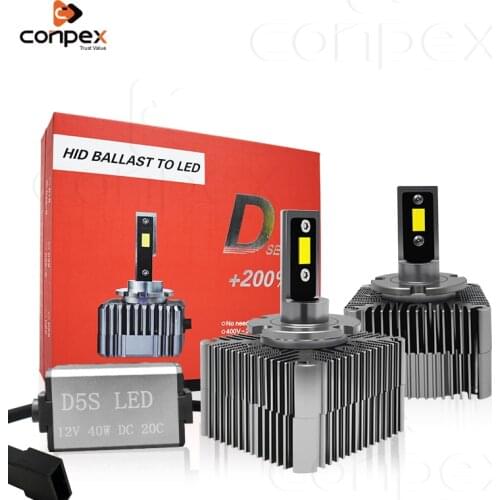 2PCS Conpex D5S Car Bulbs CANBUS LED D3S D2S D4S D8S Non-destructive Upgrade Modified Car Headlight Lamp 100W 10000lm HID Kit