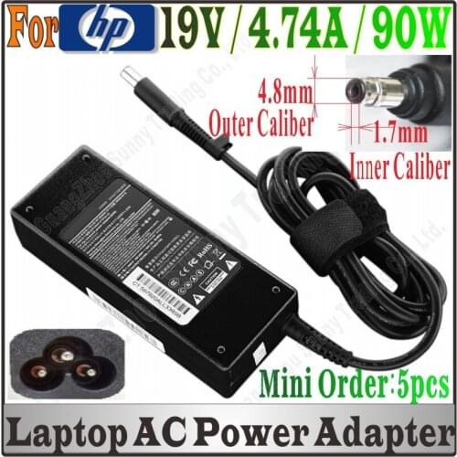 DHL Shipping, 19V 4.74A 4.8mm*1.7mm AC Laptop Adapter Charger For hp Notebook NX9000 CQ511 pavilion DV1000 DV1010 DV1100 DV1130