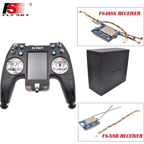Flysky FS-NV14 2.4G 14CH 3.5 Inch Touch Screen Nirvana Transmitter With Two Receiver RC FPV Racing Drone Airplane Fixed Wing